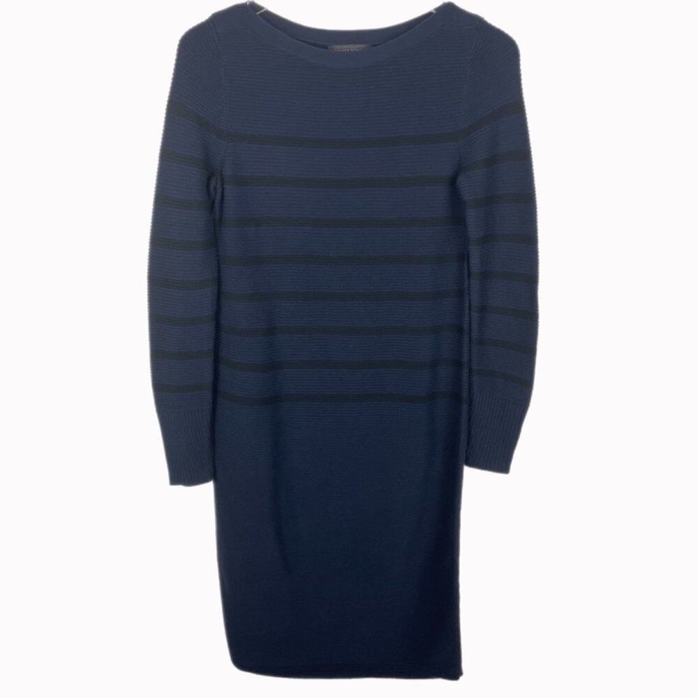 Banana Republic Ribbed Boat Neck Sweater Dress Sz XXS